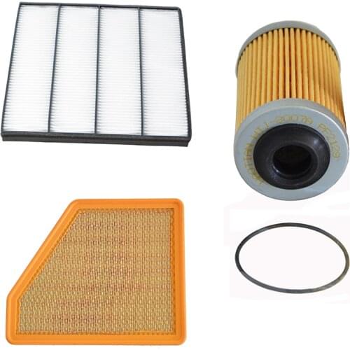 Car Engine Air Filter Cabin Filter Oil Fiter for Chevrolet Camaro 3.6l 2009 2010 2011 2012 2013 2014- 92796275 92234714 Pf2129