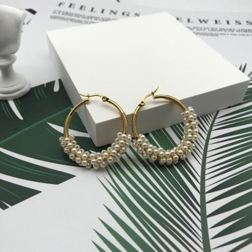 Battida varani Women's Gold Earrings