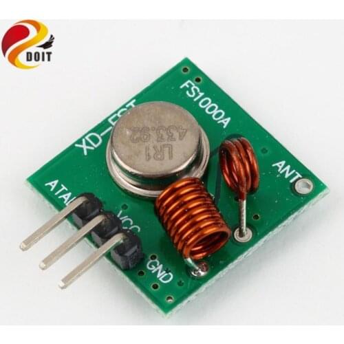 Free Shipping 1 Set Wireless RF Transmitter and Receiver Module 433MHz/315MHz Link Kit for Arduino/ARM/MCU Remote Control