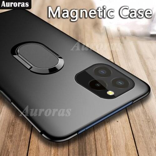 Auroras For Oukitel C21 Pro Case Ultra Thin Back Matte With Magnetic Attraction Ring Cover For Oukitel C21 Pro Soft Case