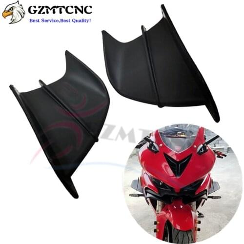FOR DUCATI V2 V4 939 959 GSX R1000R SF 250 YZF R1 R6 NINJA H2 ZX 10R Rear Wing Downforce Naked Spoiler Deflector