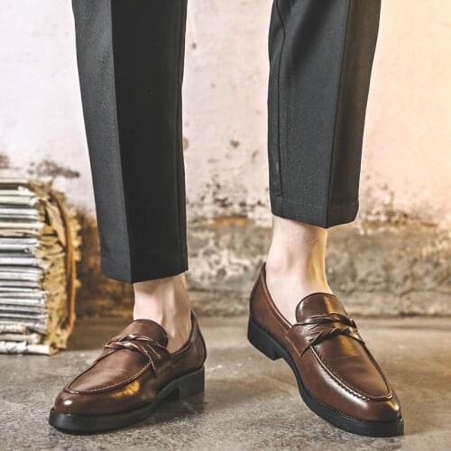FZTTFO 2018-2088 Men's Patent Leather Shoes