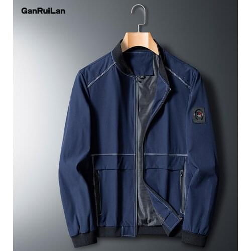 GANRUILAN Men's Long Jackets