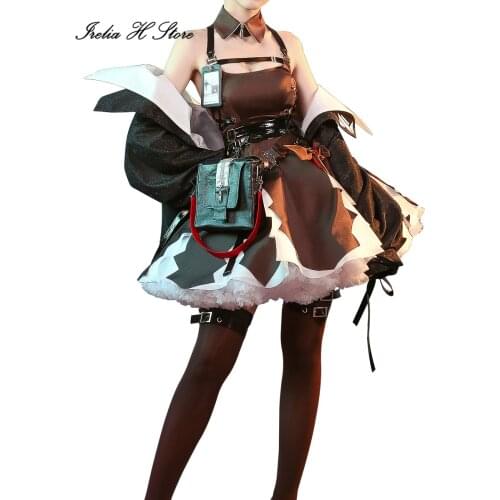 Game Arknights Cosplays Surtr Dress Costume Halloween Cosplay Costume for female