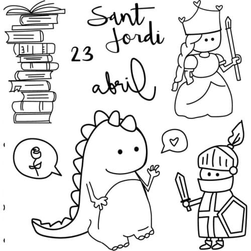 Spanish 69 stamp Clear Stamp for Scrapbooking Transparent Silicone Rubber DIY Photo Album Decor B24