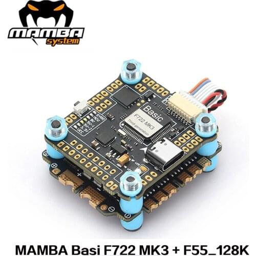 DIATONE MAMBA Basi F722 MK3 F7 Flight Controller W/ F50_BL32 50A Brushless ESC 4in1 3-6S DSHOT1200 Stack for RC FPV Racing Drone