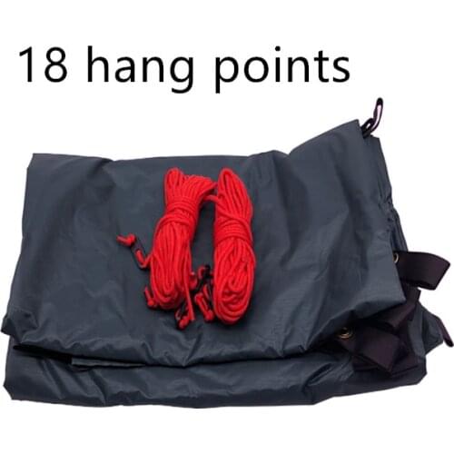 FLAMES CREED 210T Ultralight Tarp Outdoor Camping Survival Sun Shelter Shade Awning Silver Coating Pergola Waterproof Beach Tent