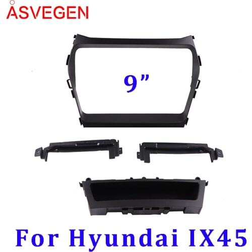 9" Car Radio Fascia Frame For Hyundai IX45 Car Dvd Frame Install Panel Dash Mount Installation Dashboard
