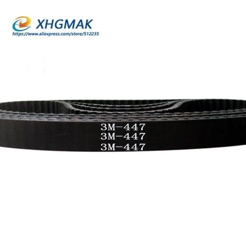 HTD 3M Timing belt C= 447 450 453 456 width 6/9/15mm Teeth 149 150 151 152 HTD3M synchronous 447-3M 450-3M 453-3M 456-3M