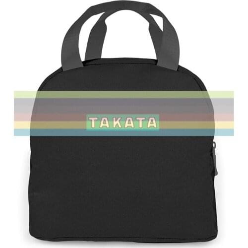 Takata Racing Harness Belt Logo New- Basic Models Discount Hipster women men Portable insulated lunch bag adult
