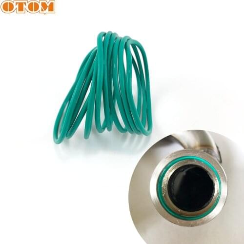 OTOM 10Pcs Motorcycle Exhaust Manifold Rubber Gasket Seal O-ring For KAIXI 85 2-stroke Chinese Motorbike Maintenance Accessories
