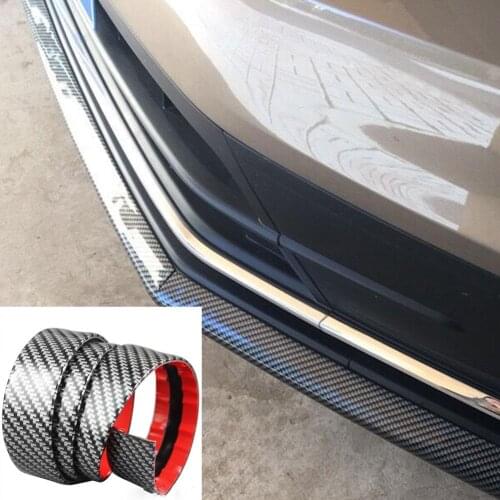 Car Door Entry Guards Scratch Cover Protector Paint Guard Carbon Fiber Rubber Auto Bumper Door Guard Scratch Protection Strips