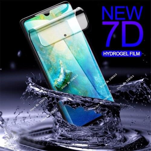 New 7D Soft Full Hydrogel Protective Film For Huawei Mate 20 10 P Smart Plus P 30 20 Lite Pro Screen Protector Film (Not Glas)