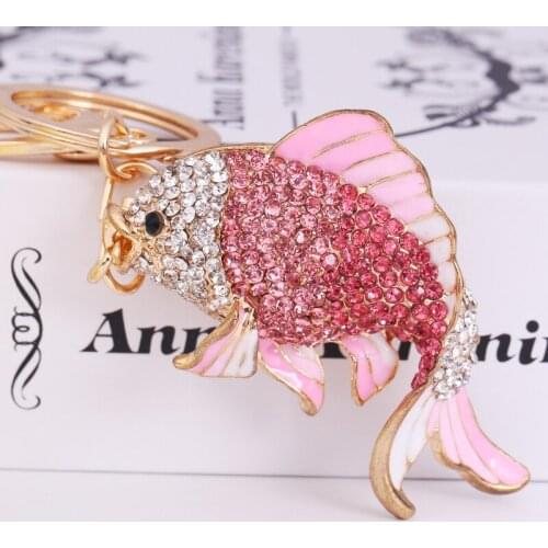Factory main product fish keychain cartoon animal special design key chain