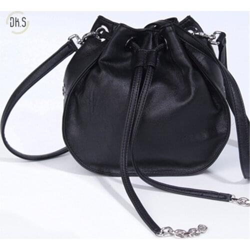 Women Shoulder Bag Soft Pu Leather Fashion Designer Bucket Bag Small Famous Brand Lady Messenger Bag Crossbody Bag for Girls