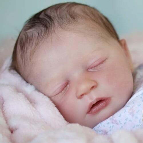 18.5 Inches Unfinished DIY Doll Kit Soft Vinyl Unpainted Doll Parts