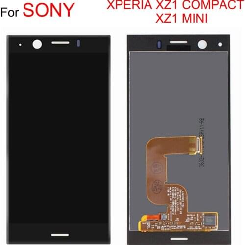 4.6 "Original For SONY Xperia XZ1 Compact Display Touch Screen For SONY XPERIA XZ1 Mini Replacement LCD XZ1 Mini G8441 G8442 LCD