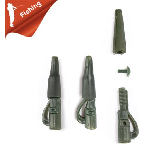 50Pcs/Sets Carp Fishing Terminal Tackle Safety Lead Clip Set Quick Change Q-shaped Swing CarpFishing Accessories