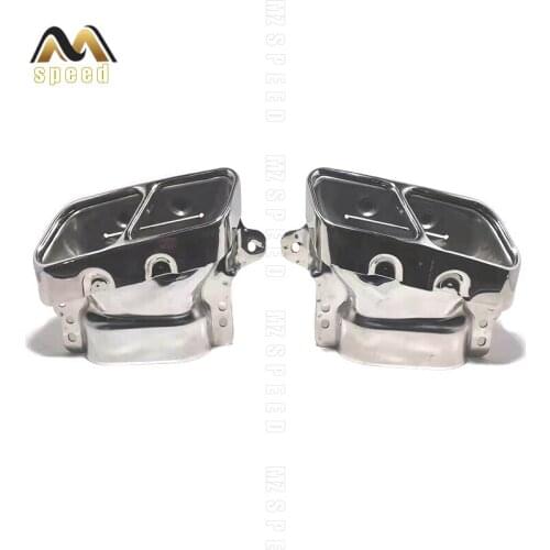 Car Tailpipe tailpipe of 4-outlet stainless steel tailpipe is suitable for tailpipe of mercedes-benz 212 GL450 S600 S350 muffler