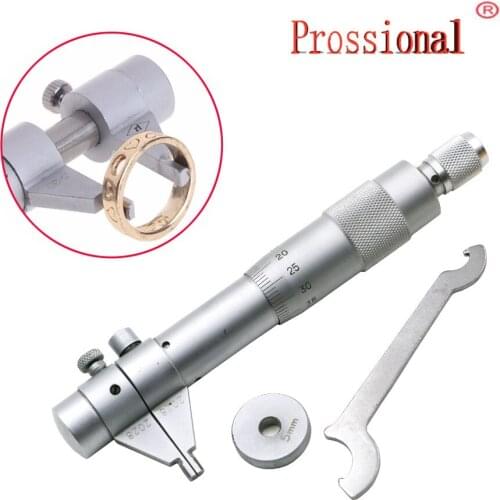 Free Shipping 5-30mm Inside Micrometer Screw Gauge Metric Internal Micrometers Carbide Measuring Tools