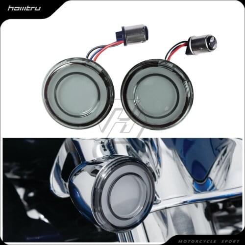 Motorcycle 1157 Bullet Style LED Rear Turn Signal Conversions Case for Harley Touring Sportster XL Softail 2018-2021