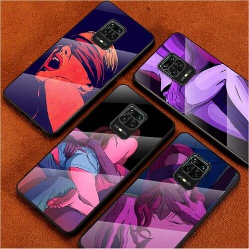 Tempered Glass Cover Hot Girls Bikini For Xiaomi Redmi Note 10 10S 9T 9S 9 8T 8 7 Pro Max Shockproof Shell Phone Case