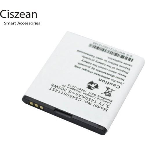 Ciszean 10x 3.7V 1450mAh Replacement Li-ion Battery C545051145T For BLU D050L D050U D070 D352L batteries