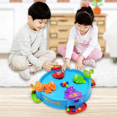 Children Frog Grabbing Beads Game Parent-child Interactive Desktop Puzzle Toy