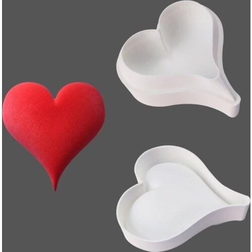 1Pc Silicone Heart 3d Cake Mold Baking Pastry Molds Chocolate Mousse Mould Cake Decorating Tools Bakeware Pan