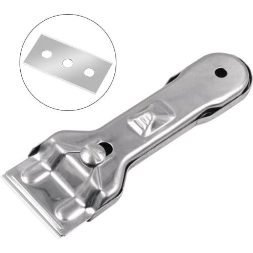 Hot glass ceramic hob scraper blade stainless steel kitchen Oven Window Spatula Paint Sticker Glue Removal cleaner cleaning tool