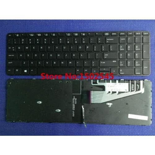 Laptop keyboard for HP Probook 450 G3 455 G3 470 G3 US keyboard with frame with backlight 837551-001 827029-001 818250-001