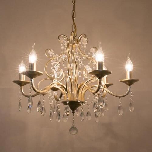 Coffee Iron Chandelier lighting led Ceiling Hanging Lighting for Living Room Light Restaurant Gold Chandeliers home Led fixture