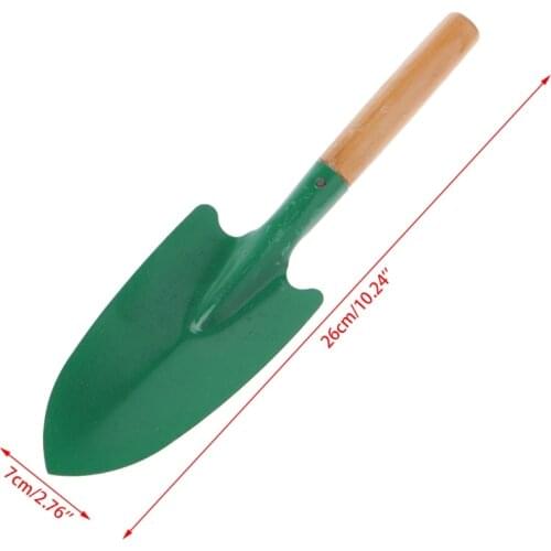 Wooden Handle Reinforced Gardening Shovel Loose Soil Planting Easy Use Dropshipping