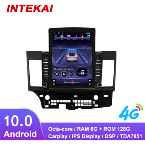 9.7" Vertical Style Tesla Screen Android Car Radio GPS Navigation multimedia player for Mitsubishi Lancer 2008 2015