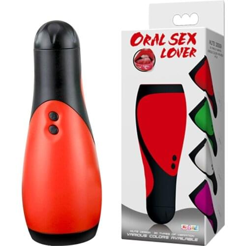 Males Masturbation Adult Toys 30 Speed Deep Throat Oral Sex Machine Masturbador Masculino Vibrating Oral Sex Toy Men