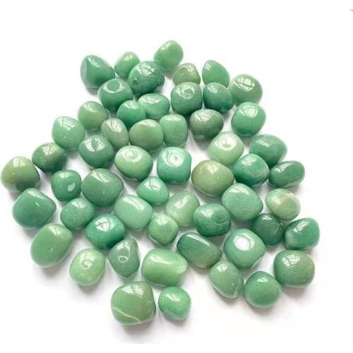Wholesale Natural High Quality Crystal Quartz Polished Green Aventurine Tumbled Stone For Decoration