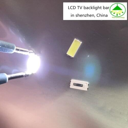 500pcs/Lot Original SEOUL LED 7030 Light Beads Cool white High Power 1W 6V 100LM For LED LCD TV Backlight Application STWBX2S0E