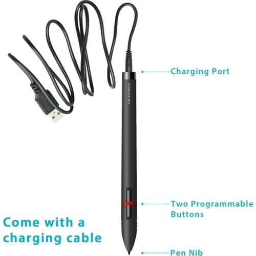 PEN80 Rechargeable Graphic Tablets Digital Stylus Touch Pen P80 for Huion 420 H420 H610 K58 1060 Plus 680S