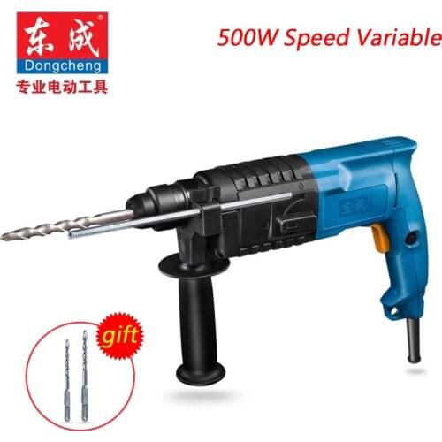 Variable Speed 20mm Electric Hammer 500W Rotary Hammer 0-850rpm Hammer Drill