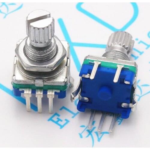 10pcs Plum handle | 15mm rotary encoder code switch / EC11 / digital potentiometer with switch