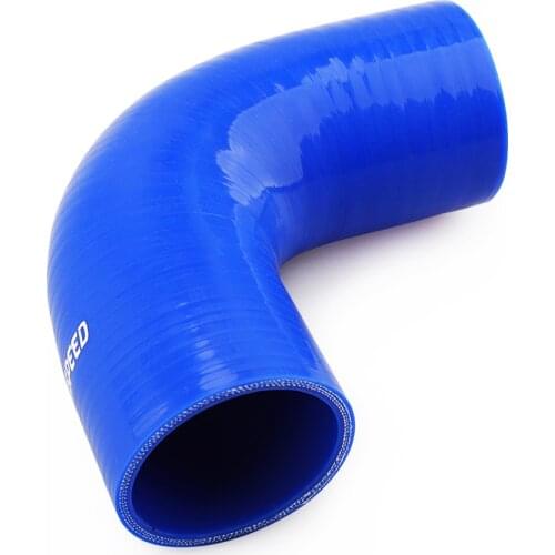 CNSPEED Blue 2" 51mm 90 Degree Elbow Silicone Hose Pipe Turbo Intake 90DEGREE SILICONE HOSE Coolant Radiator YC101061-51BL