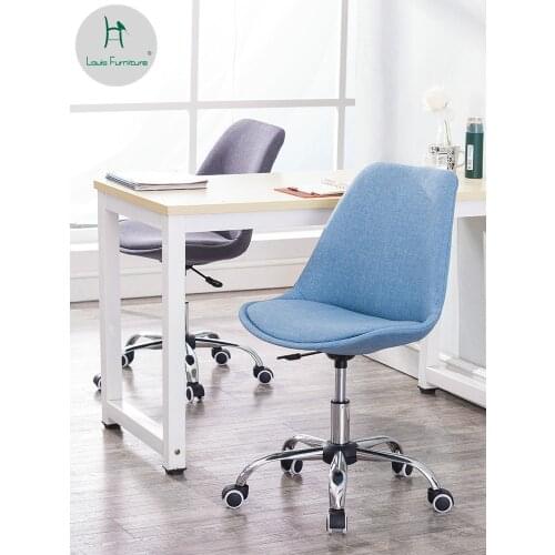 Louis Fashion Office Chair Lift Rotating Pulley Back Home Modern Simple Computer Chair