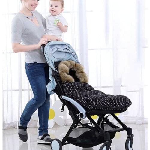 Baby Stroller Sleeping Bag Warm Thicken Newborn Sleepsack Footmuff Winter Windpfoof Envelope Swaddle Wrap cartoon-animalsBlanket