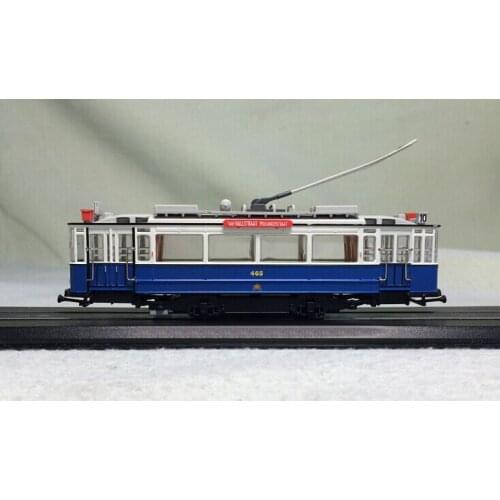 Special offer is rare 1:87 Swiss City 456 1929 simulation static finished train model tram model Collection