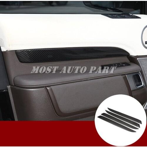 Inner Car Door Panel Edge Trim Cover 4pcs For Land Rover L462 Discovery 5 2017-2019 Car accesories interior Car decoration