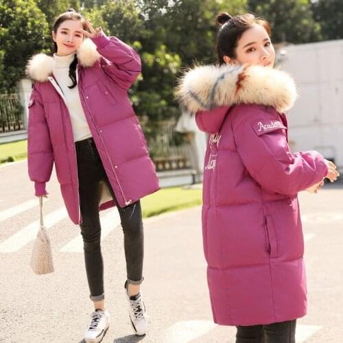Winter Coat Women Clothes 2020 Parka Korean Warm Jacket Womens Coats Big Fur Collar Hooded Wmen Parka Dyy-GJC8905 YY2008