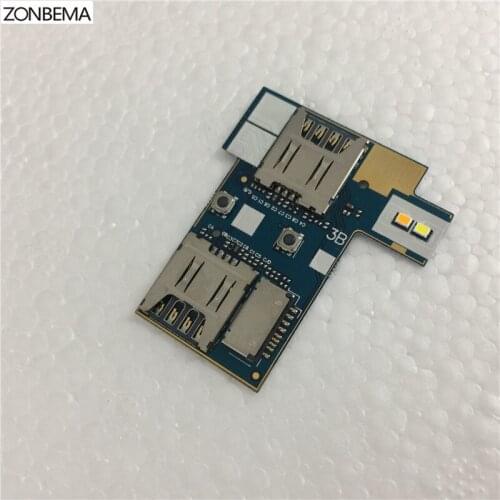 ZONBEMA 50pcs/lot New SIM Card Reader Holder Connector Slot Flex Cable For ASUS Zenfone Go 5.5 ZB552KL