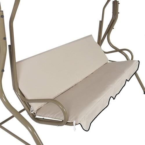 Seat Cover for Garden Swing Hammock 3-Seat Waterproof Protection Cover 150x110x10cm(Swing Not Included)