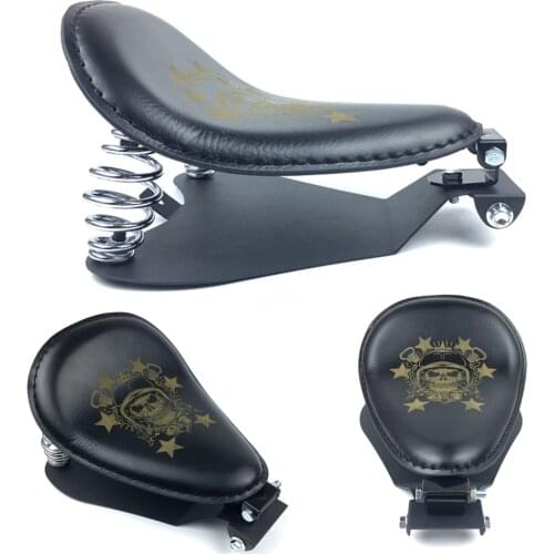 Retro Driver Solo Seat Cover Baseplate Springs Bracket For Harley Sportster 48 72 XL 883 1200 Softail Chopper Bobber Custom New