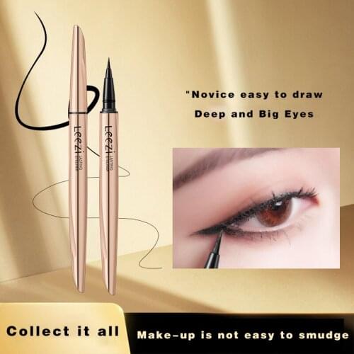 Black Eyeliner Pen Waterproof Long-lasting Quick-drying Long-lasting Smooth Eye Liner Pencil Beauty Makeup Cosmetics QBMY